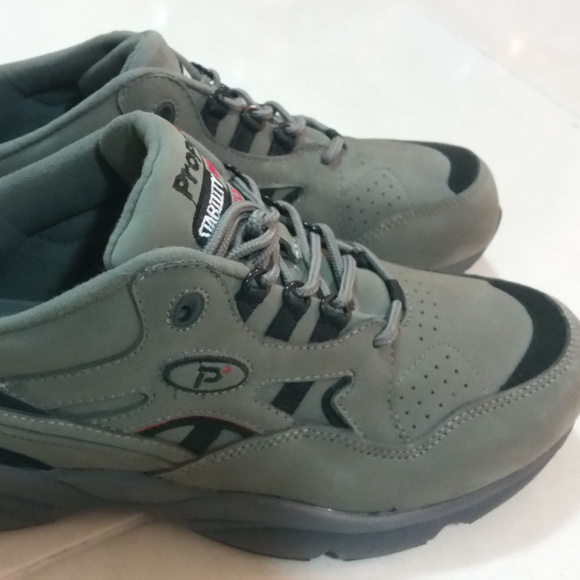 Mens Propet Stability Comfy Walking Shoes Grey